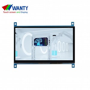 [Hot Item] WANTY Customization 7 Inch IPS 1024x600 HDMI Raspberry Pi Touch Display Module Full Viewing High Brightness TFT LCD Display Projected Capacitive Touch Screen