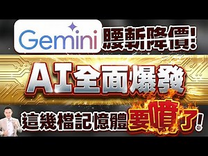【Gemini腰斬降價 AI全面爆發 這幾檔記憶體要噴了!】2025.12.30(字幕版)