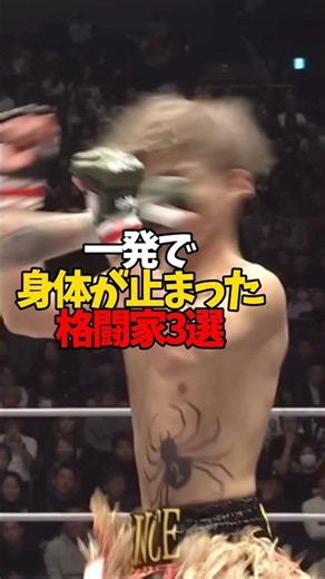 1発で体が止まった格闘家3選 #shorts #格闘技 #k1 #rizin #breakingdown