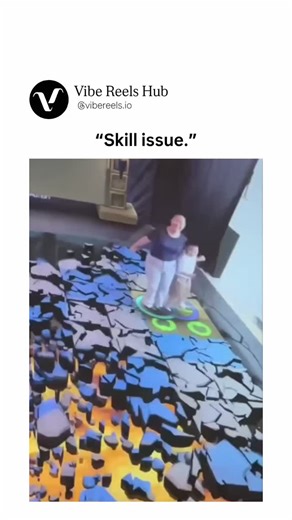 Vibe Reels Hub™ | The video features a humorous clip from a video game, likely "The Simpsons Game" or a similar cartoonish title, showing a family—consisting... | Instagram