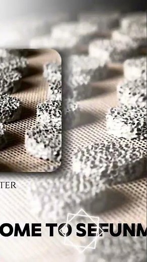 SEFU Silicon Carbide Ceramic Foam Filters for Metal Casting Processes #foundry #iron #casting #iron