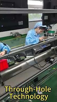 Through-Hole Technology (THT) PCB Assembly #pcbassembly #chinafactory #pcb #electronicsmanufacturing