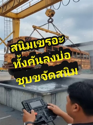 วิธีขจัดสนิมรถยนต์ง่ายๆ ด้วยบ่อชุบ