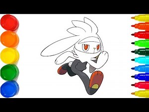 How to draw Raboot Pokemon || Pokemon drawing
