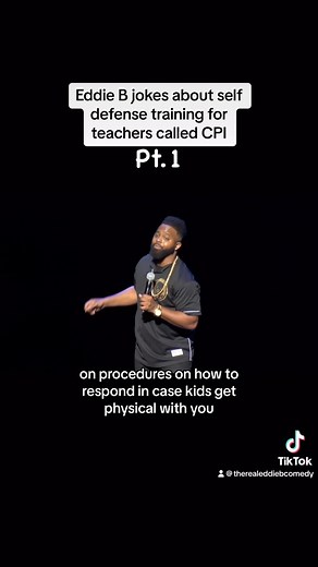 Eddie B on Instagram: "Eddie B jokes about the mandatory self defense training for teachers called CPI. 🤣🤣🤣🤣 🚨THE TEACHERS ONLY COMEDY TOUR 2024 w/Eddie B starts tonight in Mobile AL👉🏾eddiebcomedy.com"