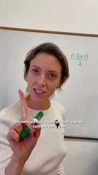 Inducción matemática en un minuto #induccion #demostración