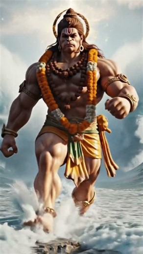 ​हनुमान जी का महाबली स्वरूप: जब धरती और सागर कांप उठे! 🚩 #kalinga #maurya #taranga #rajas #hanumanji