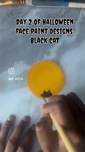 BLACK CAT 🐈‍⬛🌛 FACE PAINT