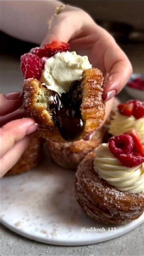 Churros Cups with Chocolate and Mascarpone Cream