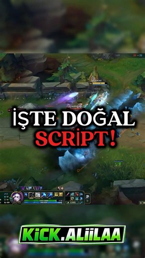 Ashe ile Tüm skilleri Dodgeladım. Doğal Script diye arama yapıyorsunuz karşınıza bu oyuncu çıkıyor.
