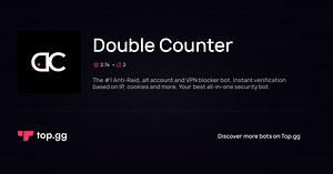 Add Double Counter Discord Bot | The #1 Discord Bot and Discord App List