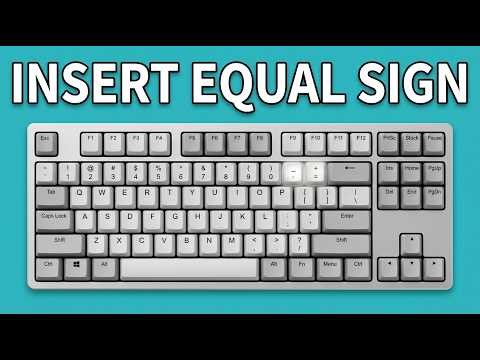 How to write equal to symbol in Word