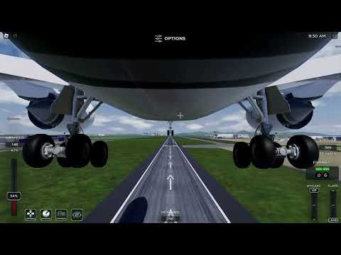 -20 FPM A350 Project Flight Landing | Gear View
