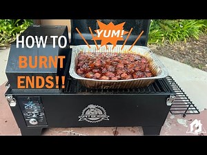 HOW TO Make BBQ BURNT ENDS on a Pit Boss Tabletop Pellet Grill // Super Easy Recipe in 4K video!