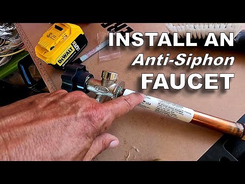 How-to Install an Anti-Siphon Frost-Free Outdoor Faucet