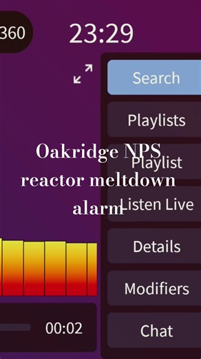 Oakridge NPS meltdown alarm #chernobyl #oakridge #kitsune