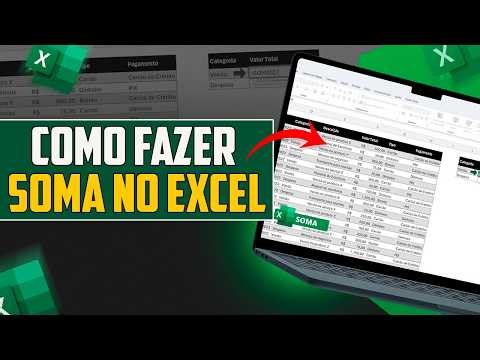 COMO FAZER SOMA NO EXCEL (JEITO MAIS FÁCIL E RÁPIDO!)