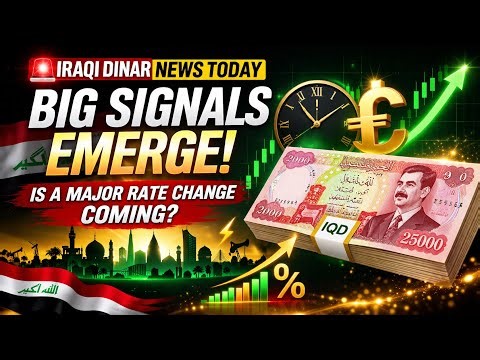 🚨 Iraqi Dinar News Today: Big Signals Emerge – Is a Major Rate Change Coming? 💰📊