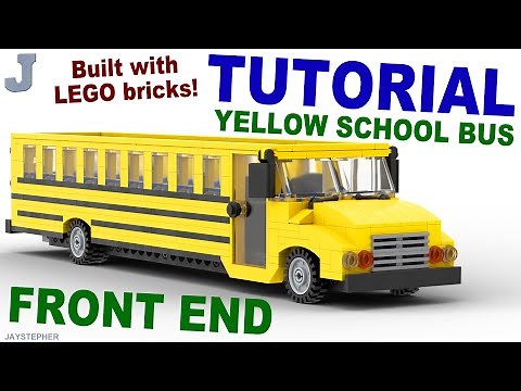 Tutorial (4 - 5) - LEGO Yellow School Bus: Front End