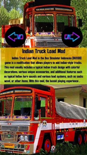 Indian Truck Load Mod 🚚🔥 | BUSSID Indian Truck Gameplay #short #bussid #mods