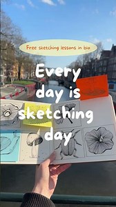 Every Day Is Sketching Day ✍️ Quick Drawing Reminder #sketching #art #sketchful #beginnerarttips