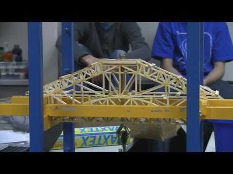 Balsa Wood Bridge: 202 Pounds