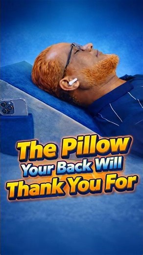 The Pillow Your Back Will Thank You For #sleepsia #wedgepillow