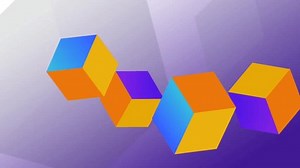 Add a playful twist to your projects with our 4K video featuring rotating cubes against a vibrant blue and yellow background. Perfect for adding energy and dynamism!