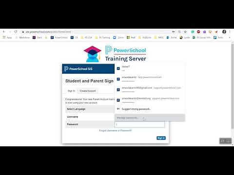 PowerSchool v19: How to Setup Your Parent or Guardian Account