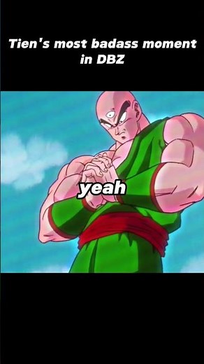 Tien's Epic Standoff Against Cell: A DBZ Highlight