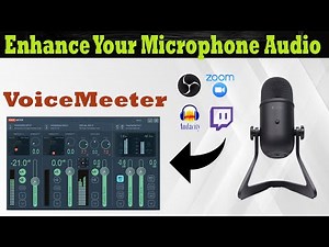 Using VoiceMeeter to improve Your Microphone Audio for YouTube, Live Streams, podcasts and Recording