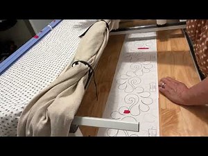 HAPPY SUNDAY - HOW I QUILT ROW 1 OF EDGE TO EDGE USING A PANTOGRAPH