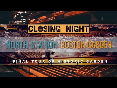 Final Walk-Through the OLD Boston Garden Before Demolition