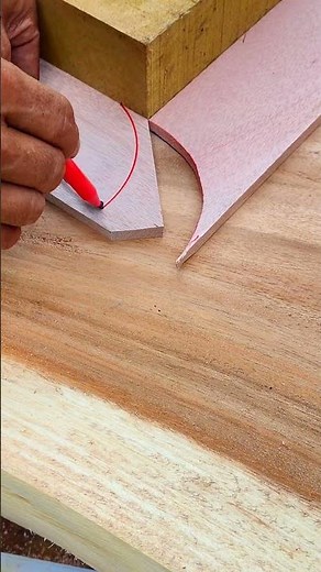 how to cut rounded corners #woodworking #tips #trick #art #diy #lifestyle #carpenter