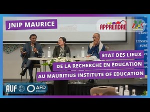 JNIP Maurice : États des lieux de la recherche en éducation au Mauritius Institute of Education