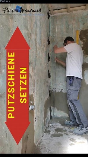 Wandputz innen: Putzschiene setzen - do it yourself