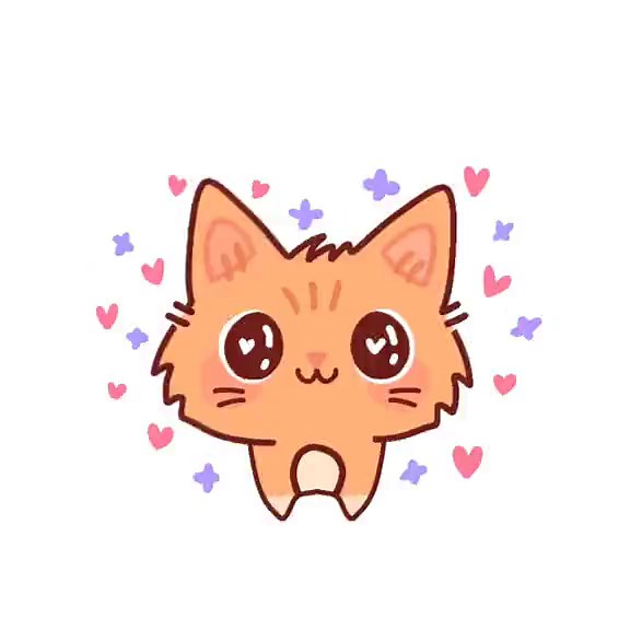 Orange Kitten and Raccoon Art Drawing Compilation