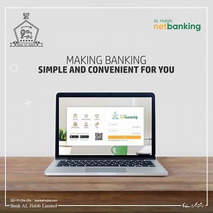Your bank can now be present in your home. Use AL Habib Netbanking service and finish your bank tasks from the comfort of your house. For any queries, simply inbox us or visit our website https://bit.ly/3QjZH2p You can also call us on (021) 111-014-014 #ALHabibNetbanking #BankALHabib #RishtaBharosayKa | Bank AL Habib Limited