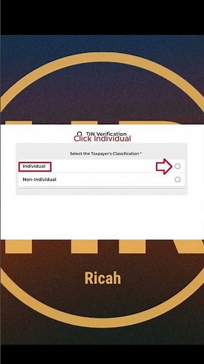 Tutorial on how to verify BIR TIN verification online.