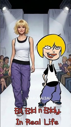 Ed Edd n Eddy live action vs animated side by side #comparison #nostalgia #fyp In Real Life