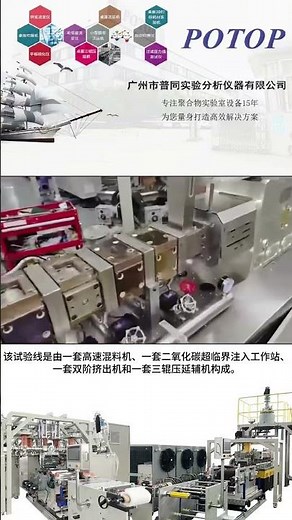 二氧化碳超临界发泡片材成型试验线 #发泡机 #超临界发泡试验线 #双阶挤出机 #supercritical foaming machine