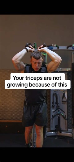 If you want bigger triceps, stop guessing. If you had to strip it back to what actually works, you need to train the triceps in three positions. Shortened This is your pushdown work. Any attachment you connect with works. Straight bar, rope, single handles, even a cable crossover. Same job. Same stimulus. Lengthened Overhead extensions. This is non negotiable if you want full tricep development. Use a machine if you have one. If not, cables work just as well. Pick the attachment that feels natur