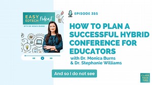 🎤 Ever wonder what it takes to run a seamless hybrid conference experience? 🏛️ In this episode, Dr. Stephanie Williams shares how she balances in person sessions with a virtual option for participants. 🔧 She walks through the systems, planning decisions, and workflows that keep everything running smoothly. ✨ If you want a behind the scenes look at conference design, this conversation is full of actionable insights. 🎧 Tune in to hear the full episode. https://classtechtips.com/2026/01/27/hybr
