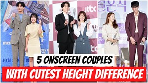5 Onscreen Couples with CUTEST Height Difference! | Chingunatics
