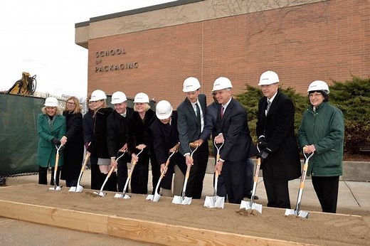 MSU School of Packaging celebrates groundbreaking to modernize the Packaging building