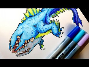 Drawing the Abyss Shark From Hungry Shark Evolution