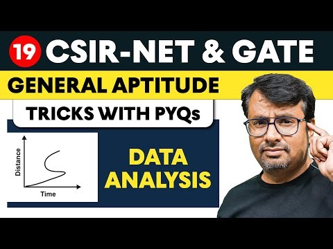 General Aptitude for CSIR NET & GATE | Data Analysis | Tricks with PYQs by GP sir