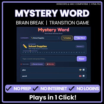 Brain Break - Indoor Recess Game - Transitions