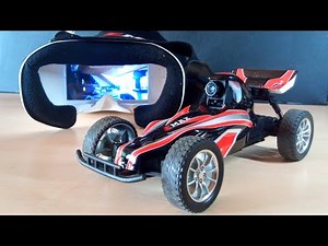 Emax Interceptor - Camera RC Car with FPV video glasses from Gearbest // Review & test drive