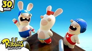 Alert! Panic in the skies! 🚨 | RABBIDS INVASION 🐰 | Compilation Episode 👀 | Rabbids